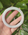 IG Live "Natural White Color Jadeite Jade Bangle" (Live Pick) (03/12/25)