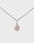 Baikalla 14k White GoldPearl Pendant Necklace With Diamonds