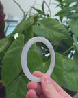 Baikalla Natural Jadeite Jade Bangle Bracelet (56.4mm) 