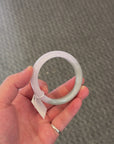"Natural Fu Lu Shou Jadeite Jade Bangle Bracelet" (05/21/25)