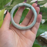 Burmese Blue-Green Jade Jadeite Bangle Bracelet (55.70 mm) T181