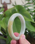 Baikalla Natural Yellow Jadeite Jade Bangle ( 53.2mm )