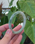 Baikalla "Full Round" Blue Green Jadeite Jade Bangle Bracelet (55.6 mm) 