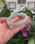 Genuine Burmese High Quality Green Jadeite Jade Bangle Bracelet (56.56 mm) 