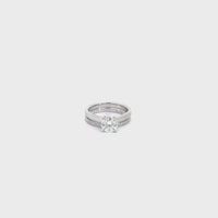 Baikalla™ 14k White Gold Moissanite Diamond Engagement Ring Sets
