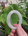 Baikalla High end Ice Green Natural Jadeite Jade Bangle ( 55.1 mm )