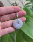 Genuine Lavender Jadeite Jade KouKou Pendant