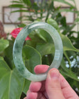 Baikalla Classic Blue-green Jade Jadeite Bangle Bracelet (60.5mm )