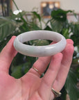 Natural Burmese Lavender Jade Jadeite Bangle Bracelet ( 58.03 mm ) 