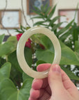 Baikalla Natural  Jadeite Jade Bangle Bracelet (55.3 mm) 