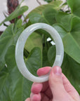 Baikalla Natural Blue Green Jadeite Jade Bangle Bracelet (68.2 mm) 