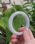 Baikalla Lavender Natural Jadeite Jade Bangle ( 57mm )