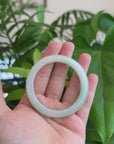 High-end Natural Burmese Ice Green Jadeite Jade Bangle Bracelet (50.74 mm) 