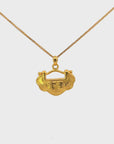 24k Gold "As You Wish" Ru Yi Charm Necklace