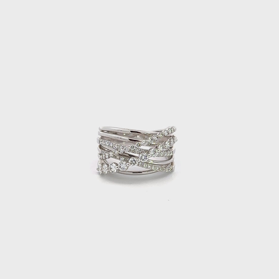 Baikalla 18k White Gold Diamond Ring