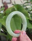 Baikalla Ice Green Natural Jadeite Jade Bangle ( 57.5 mm )
