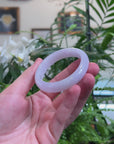 Baikalla Lavender Jadeite Jade Oval Bangle (53.9mm) 