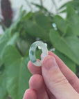 Natural Burmese Green Jadeite Jade Band Ring