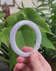 Baikalla Natural Lavender Jadeite Jade Bangle ( 59.1 mm )