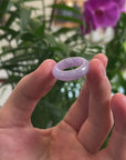 Baikalla "Vixen" Lavender Burmese Jadeite Jade Traditional Ring 