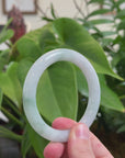 Natural Burmese Blue Green Jadeite Jade Bangle Bracelet (55 mm) 