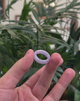 Baikalla Vixen Purple-Lavender Burmese Jadeite Jade Traditional Ring 