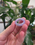 Baikalla "Vixen" Lavender Burmese Jadeite Jade Traditional Ring 