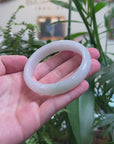 Baikalla™ "Classic Bangle" Genuine Burmese Jadeite Jade Bangle Bracelet (57.3mm)