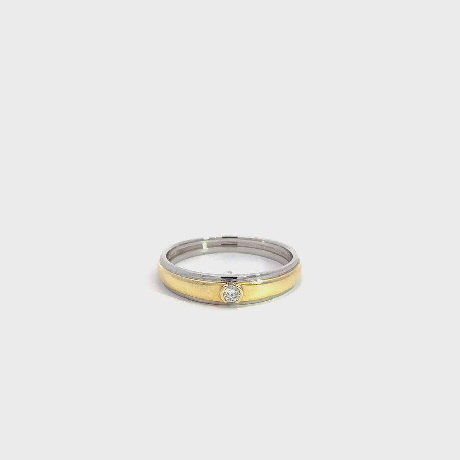 Baikalla 18k Gold Diamond Wedding Ring