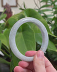 Baikalla High end Ice Green Natural Jadeite Jade Bangle ( 62.6 mm )