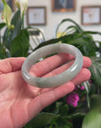 Baikalla Natural Oil-Green Jade Jadeite Bangle Bracelet (62.75mm) 