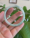 Baikalla "Petite" Natural Burmese Blue-green Jadeite Jade Bangle Bracelet (53.9 mm) 