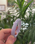 Baikalla Lavender Jadeite Jade Bangle Bracelet (55mm) 