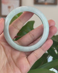 Classic Real Jade Jadeite Bangle Bracelet (57.42 mm) 
