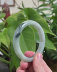 Baikalla Natural Blue-Green Jadeite Jade Bangle Bracelet (61.3mm) 