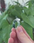 Natural Burmese Green Jadeite Jade Band Ring
