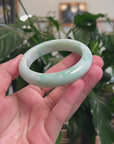 Baikalla™ "Classic" Genuine Burmese Blue-Green High Quality Jadeite Jade Bangle (56.1mm) 