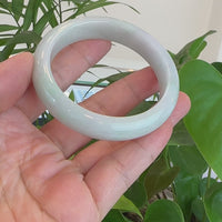 Baikalla Natural Burmese Jade Jadeite Bangle Bracelet (58.55mm) #T077