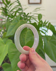 Baikalla Lavender Jadeite Jade Bangle Bracelet (55.5 mm) 
