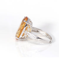 Baikalla Jewelry Gemstone Ring Baikalla™ Sterling Silver Oval Citrine Ring