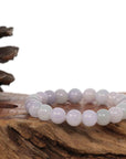 Baikalla Jewelry jade beads bracelet Jadeite Jade 9 mm Round Lavender Beads Bracelet ( 9 mm )