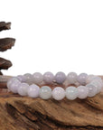 Baikalla Jewelry jade beads bracelet Jadeite Jade 9 mm Round Lavender Beads Bracelet ( 9 mm )