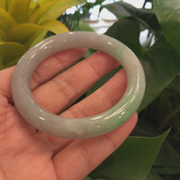 Baikalla Classic Real Jade Jadeite Bangle Bracelet ( 57.09 mm )#323