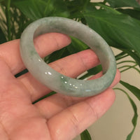 Genuine Burmese Jadeite Jade Bangle Bracelet (57.2 mm) #215