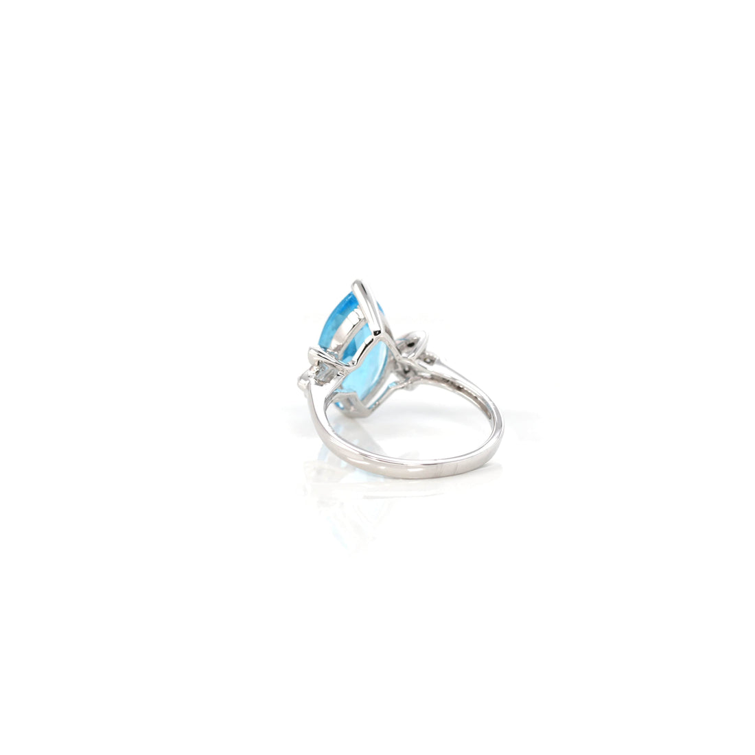 Baikalla Jewelry Silver Topaz Ring Sterling Silver Sky Blue Topaz Ring
