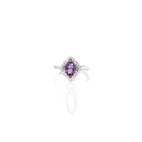 Baikalla Jewelry Sterling Silver Gemstone Ring Amethyst Sterling Silver Topaz, Amethyst, Garnet, & Citrine Oval Ring