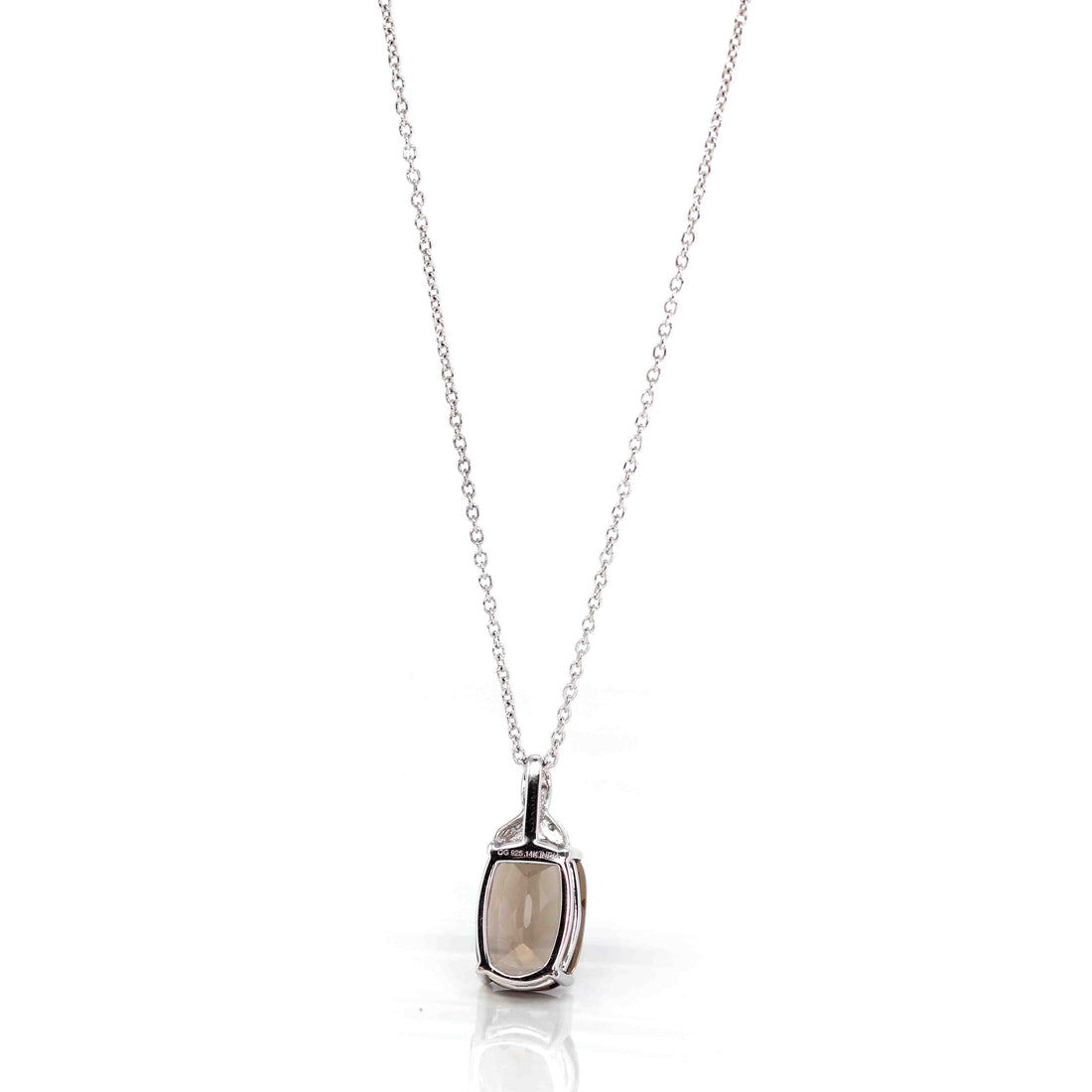 Buy A Touch of Smoky Topaz Stone Gold Necklace Online in India | Zariin