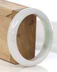 Baikalla Jewelry Jadeite Jade Bangle Bracelet Baikalla "Classic Bangle" Light Lavender Natural Burmese Jadeite Jade Bangle ( 57.30mm ) 