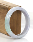 Baikalla Jewelry Jadeite Jade Bangle Bracelet Natural Lavender- Green Jadeite Jade Bangle Bracelet (57.96 mm) 