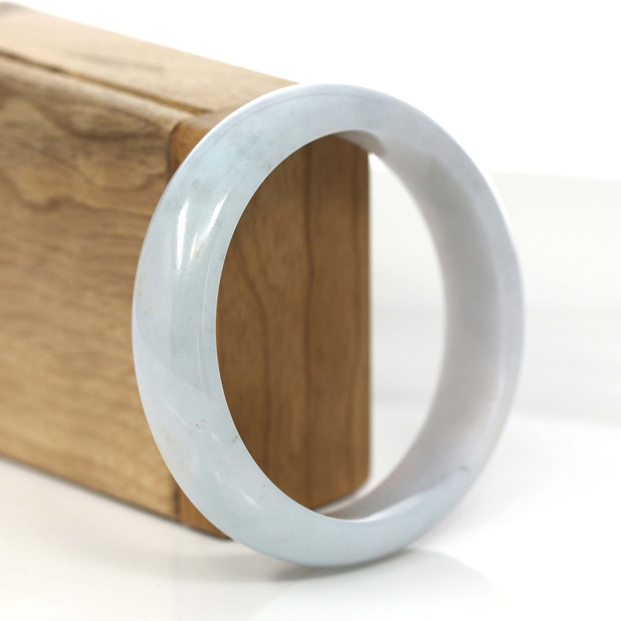 Baikalla Jewelry Jadeite Jade Bangle Bracelet Classic Lavender Jadeite Jade Bangle Bracelet (58.61 mm) #775